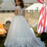 Платье бальное со шлейфом Trinity Bride TG0434 молочный