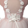Платье бальное со шлейфом TRINITY bride FG043 молочно-пудровый