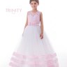 Платье бальное TRINITY bride арт.TG0245 белый-розовый 
