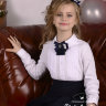 Блузка школьная "Николет" арт.00168 белая
