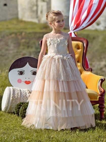 Платье бальное TRINITY bride арт.TG0470 капучино