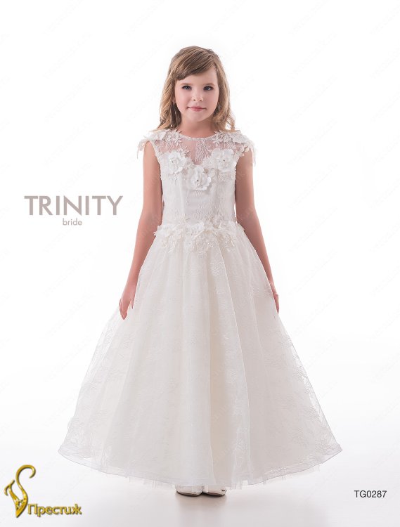  Платье праздничное TRINITY bride арт.TG0278 молочный