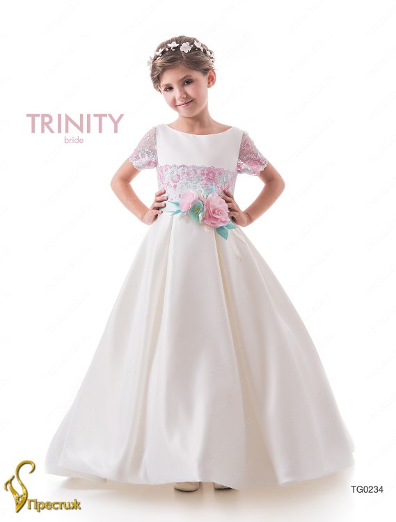 Платье праздничное TRINITY bride арт.TG0234 молочный