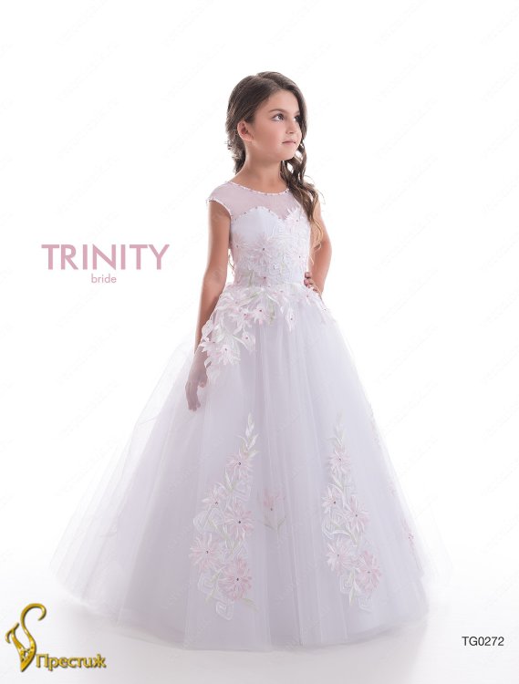 Платье праздничное TRINITY bride арт.TG0272 белый