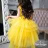 Платье для девочки со шлейфом Pink Marie "Лаура" арт 0720 желтый 