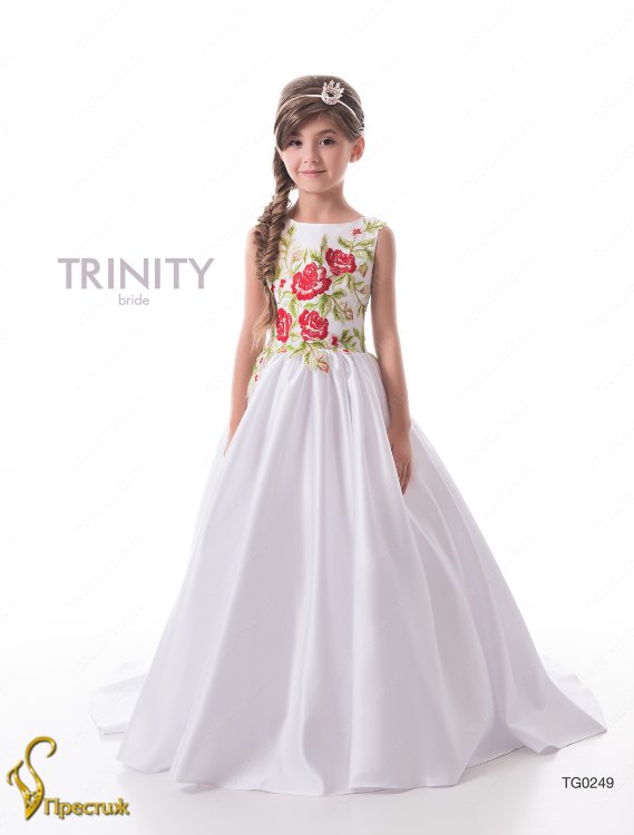 Платье праздничное TRINITY bride арт.TG0249 белый