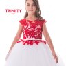 Платье бальное TRINITY bride арт.TG0225 белый-красный