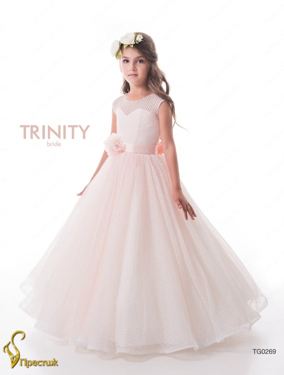 Платье бальное TRINITY bride арт.TG0269 персиковый