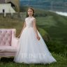 Платье бальное со шлейфом TRINITY bride арт.TG0435 молочный