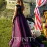 Платье бальное со шлейфом TRINITY bride арт.TG0469 фиолетовое
