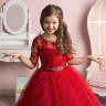 Платье бальное "Марианна" арт.0488 красное