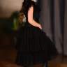 Платье Wednesday Addams Уэнсдэй Адамс черный большие размеры арт. 3104LS