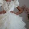 Платье праздничное "Ангелина" LS1211 айвори белый