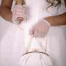 Платье "Изабелла" + ободок + сумочка + перчатки арт. LS309 молочное  